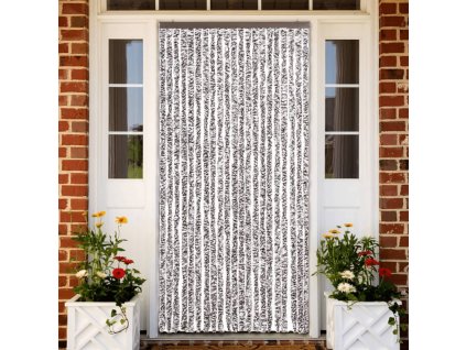 Závěs proti hmyzu hnědo-béžový 90 x 200 cm Chenille 315130