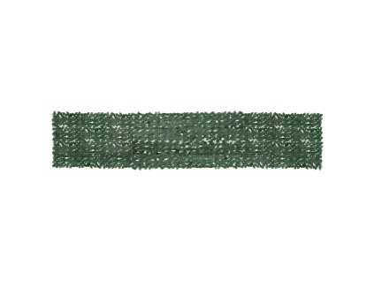 Balkónová zástěna s tmavě zelenými listy 500 x 100 cm 315489