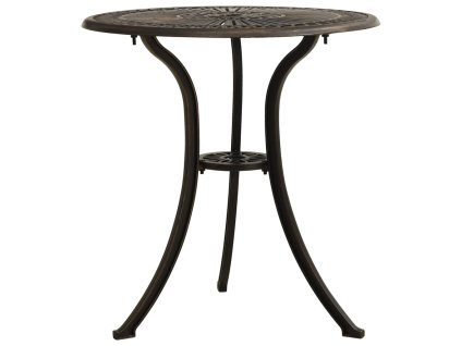 Zahradní stůl bronzový 62 x 62 x 65 cm litý hliník 315579