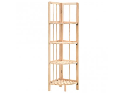 Rohový regál cedrové dřevo 27 x 27 x 110 cm 246435