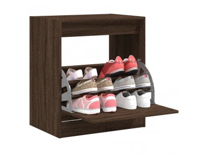 Botník hnědý dub 60 x 42 x 69 cm kompozitní dřevo 839986