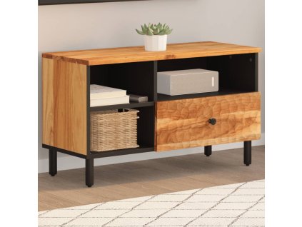 TV skříňka 80x33x46 cm masivní akáciové dřevo 356872