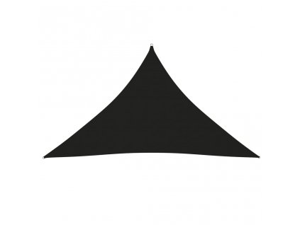 Stínící plachta oxfordská látka trojúhelníková 4x4x5,8 m černá