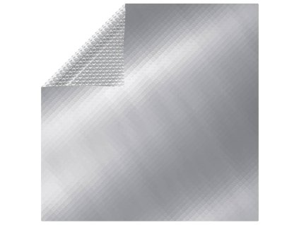 Krycí plachta na bazén stříbrná 300 x 200 cm PE 93093