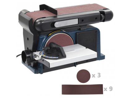 Elektrická pásová a kotoučová bruska 370 W 150 mm 144833