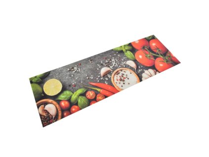 Kuchyňský koberec omyvatelný Zelenina 60 x 180 cm samet 136538