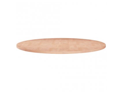 Kulatá stolní deska Ø70x1,5 cm masivní dub bez povrchové úpravy
