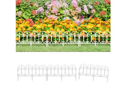 Travní lem 17 ks bílý 10 m PP 318294