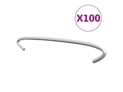 Gabionová táhla 100 ks pozinkovaná ocel 15 cm 145618