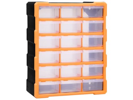 Organizér s 18 středně velkými zásuvkami 38 x 16 x 47 cm 149597