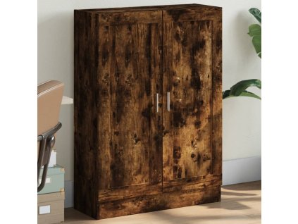 Knihovna kouřový dub 82,5 x 30,5 x 115 cm kompozitní dřevo 833786