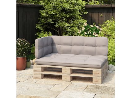Opěradlo pro paletovou pohovku černé 110 cm železo 315790