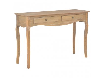 Konzolový stolek se 2 zásuvkami 120x35x76 cm masivní borovice