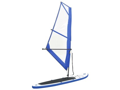 Nafukovací Stand Up Paddleboard s plachtou modro-bílý 92210