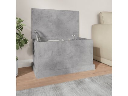 Úložný regál betonově šedý 70 x 40 x 38 cm kompozitní dřevo