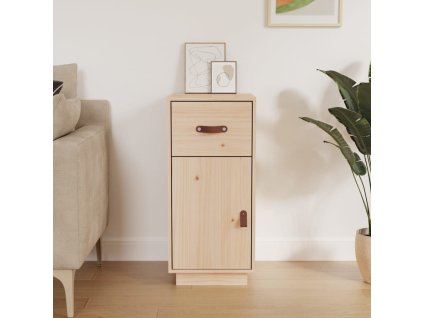 Příborník 34 x 40 x 75 cm masivní borové dřevo 820122