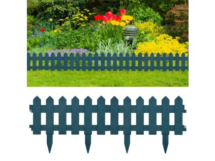 Travní lemy 25 ks zelené 10 m PP 48617