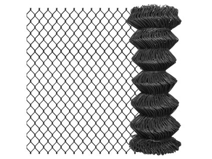 Drátěné pletivo ocel 25 x 1 m šedé 142429