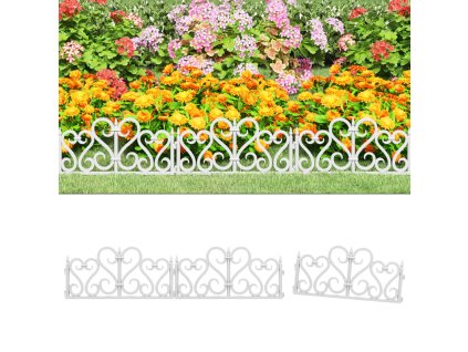 Travní lem 17 ks bílý 10 m PP 318300