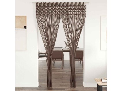 Macramé závěs taupe 140 x 240 cm bavlna 323979