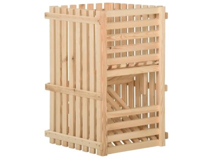 Bedna na brambory 50 x 50 x 80 cm masivní borové dřevo 327329