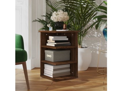 Odkládací skříňka hnědý dub 35 x 35 x 55 cm kompozitní dřevo 826368