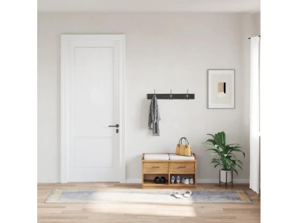 Koberec pratelný 80 x 300 cm šedý protiskluzový 337935