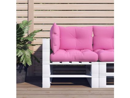 Podušky na nábytek z palet 3 ks růžové oxfordská tkanina 360876