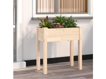 Truhlík s vložkou 71 x 37 x 76 cm masivní jedlové dřevo 364230