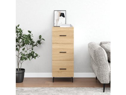 Příborník dub sonoma 34,5 x 34 x 90 cm kompozitní dřevo 828623