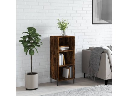 Příborník kouřový dub 34,5 x 32,5 x 90 cm kompozitní dřevo 828745