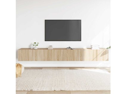 3dílný set TV skříněk dub sonoma kompozitní dřevo 3114472