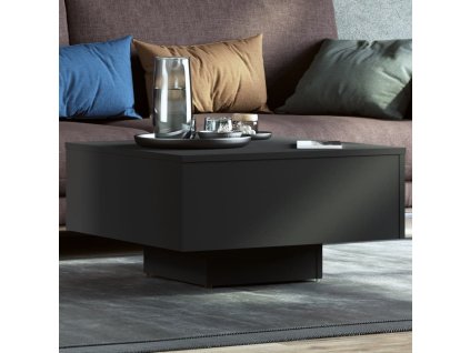Konferenční stolek černý 60 x 60 x 31,5 cm kompozitní dřevo 806886