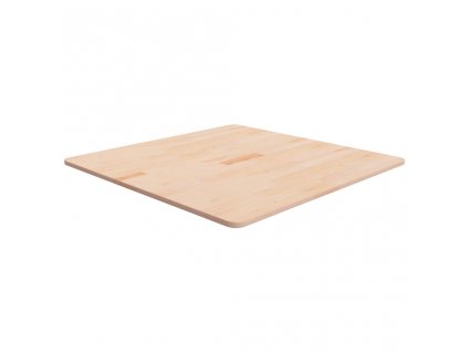 Čtvercová stolní deska80x80x1,5 cm masivní dub bez úprav 342918