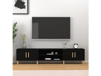 TV skříňka černá 180 x 31,5 x 40 cm kompozitní dřevo 816257