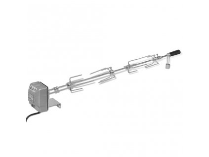 Grilovací rožeň s motorem ocelový 1000 mm 42247