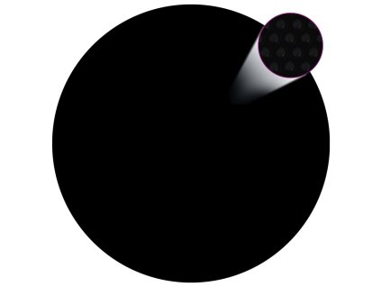Kryt na bazén černý 250 cm PE 92153