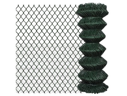 Drátěné pletivo ocel 1 x 15 m zelené 140344