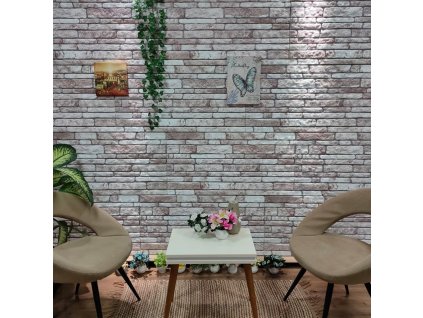 3D nástěnné panely design tmavě šedé cihly 10 ks EPS 149584
