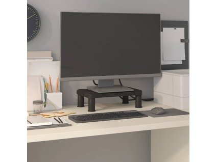 Stojan na monitor černý 38 x 24 x 10,5 cm 51724