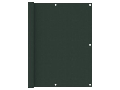 Balkónová zástěna tmavě zelená 120 x 400 cm oxfordská látka 135005