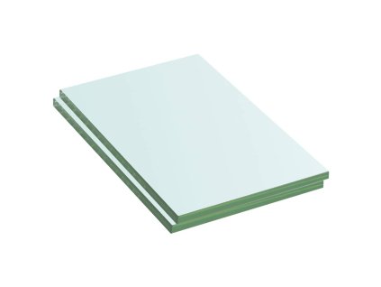 Policové desky 2 ks sklo čiré 20 x 12 cm 3051542