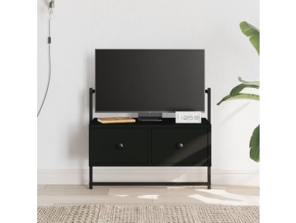 TV skříňka nástěnná černá 60,5 x 30 x 51 cm kompozitní dřevo 833453