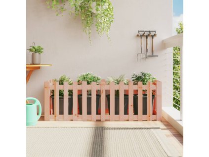Vyvýšený záhon plotový design 150x50x50 cm masivní douglaska 832495