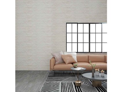 3D nástěnné panely design bílé cihly 10 ks EPS 147203