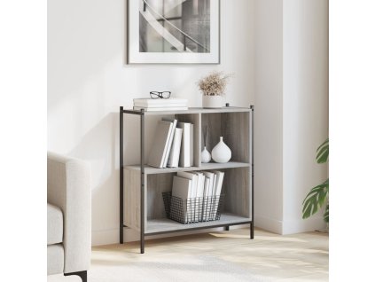 Knihovna šedá sonoma 72 x 28 x 77,5 cm kompozitní dřevo 838881