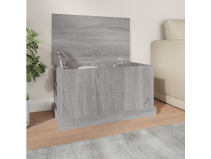 Úložný box šedý sonoma 70 x 40 x 38 cm kompozitní dřevo 816510