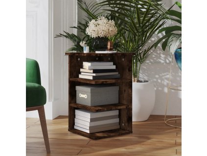 Odkládací skříňka kouřový dub 35 x 35 x 55 cm kompozitní dřevo 826366