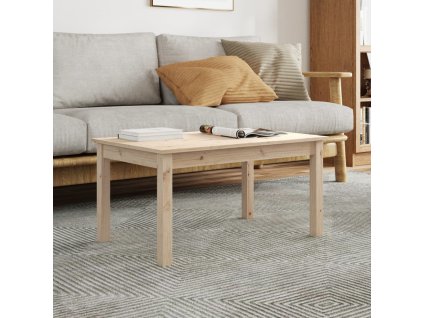 Konferenční stolek 80 x 50 x 40 cm masivní borové dřevo 814279