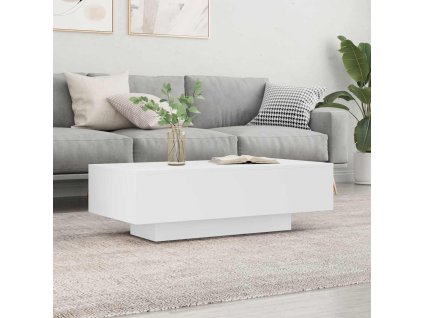 Konferenční stolek bílý 100 x 49,5 x 31 cm kompozitní dřevo 833889